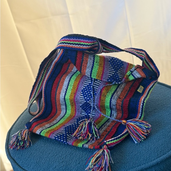 PINZON Accessories - Multicolor Striped Women's Tote Bag(MADE IN MEXICO)🇲🇽